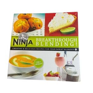 Ninja Breakthrough Blending Cookbook New Sealed 150+ Blender Recipes Book